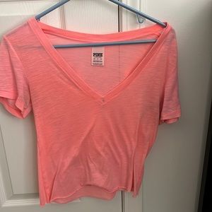 neon pink XS tee from pink